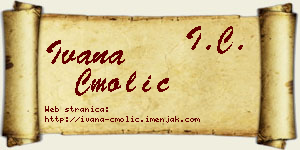 Ivana Cmolić vizit kartica